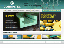 Tablet Screenshot of cormatec.com.br